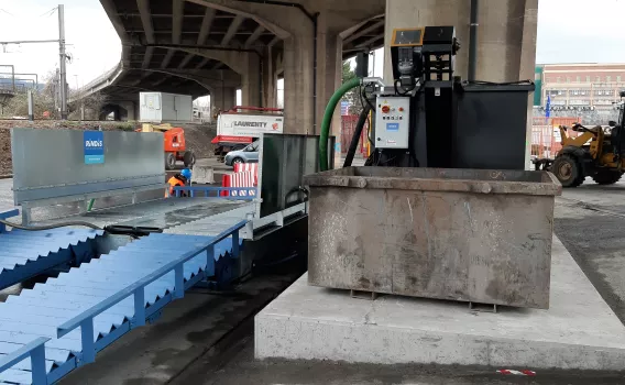 Wheelwash Jets voor vrachtwagens (mobiel)