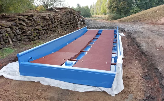 SiteWash bath systeem voor vrachtwagens
