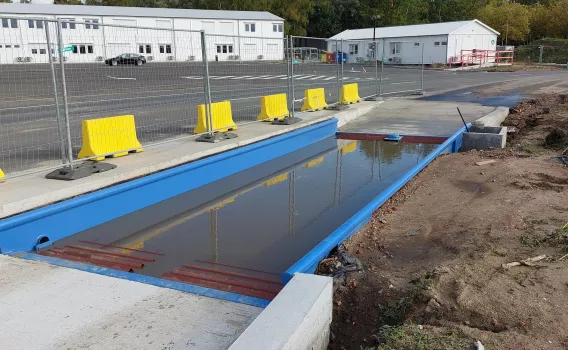 SiteWash bath systeem voor vrachtwagens