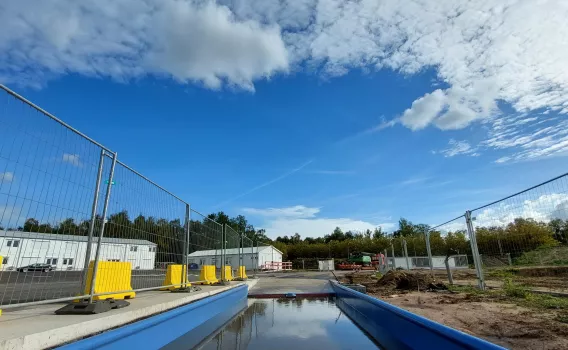 SiteWash bath systeem voor vrachtwagens