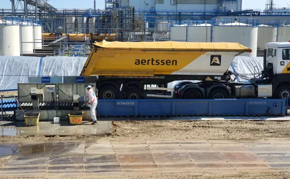 SiteWash bath systeem voor vrachtwagens