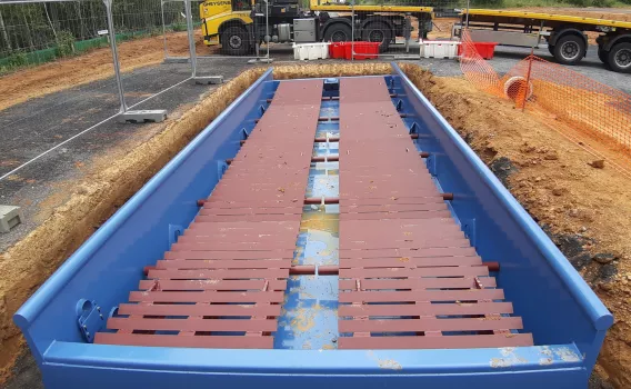 SiteWash bath systeem voor vrachtwagens